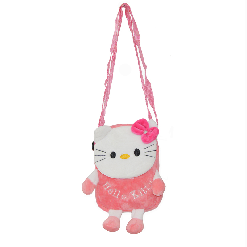 ?2016 ο м Ϳ   ȭ  賶  ũ  ŰƼ  / 2016 New Fashion Cute Plush Bag Cartoon Lovely Backpack for Kids Gift Pink Hello Kitty S